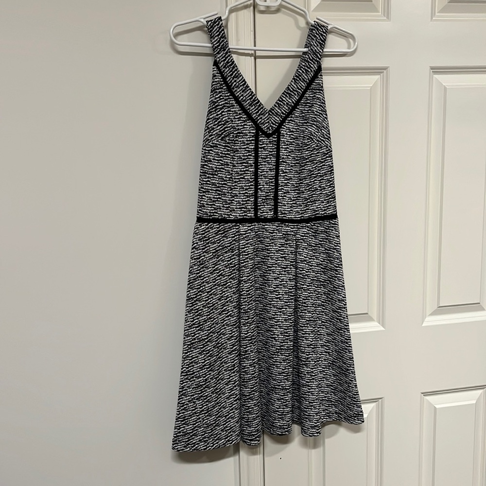 Black and white summer dress
